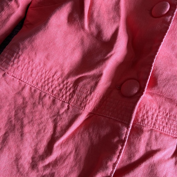 Rafaella Preppy Women’s Size 6 Coral Button Down Jacket Blazer Cardigan - Picture 3 of 7